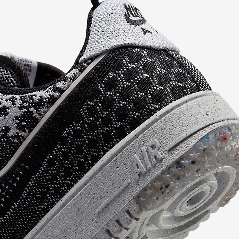 Giày Nike Air Force 1 Crater Flyknit Oreo DM0590-001 - Ảnh 4