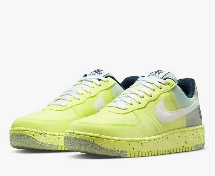 Alternative view of Giày Nike Air Force 1 Crater GS 'Light Lemon Twist' DH4339-700