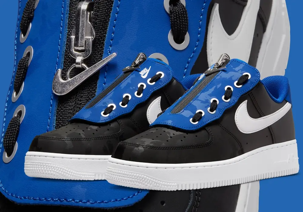 Alternative view of Giày Nike Air Force 1 Low Shroud 'Black Royal' DC8875-001