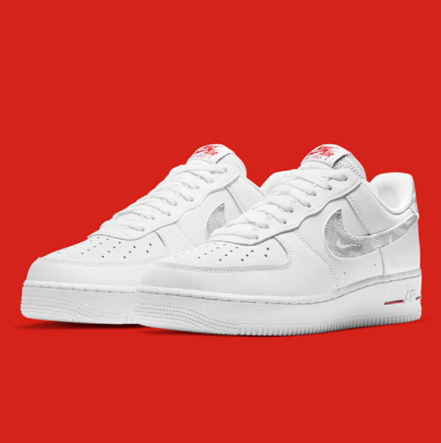 Giày Nike Air Force 1 Low ‘Topography Pack White Red’ DH3941-100 - Ảnh 3