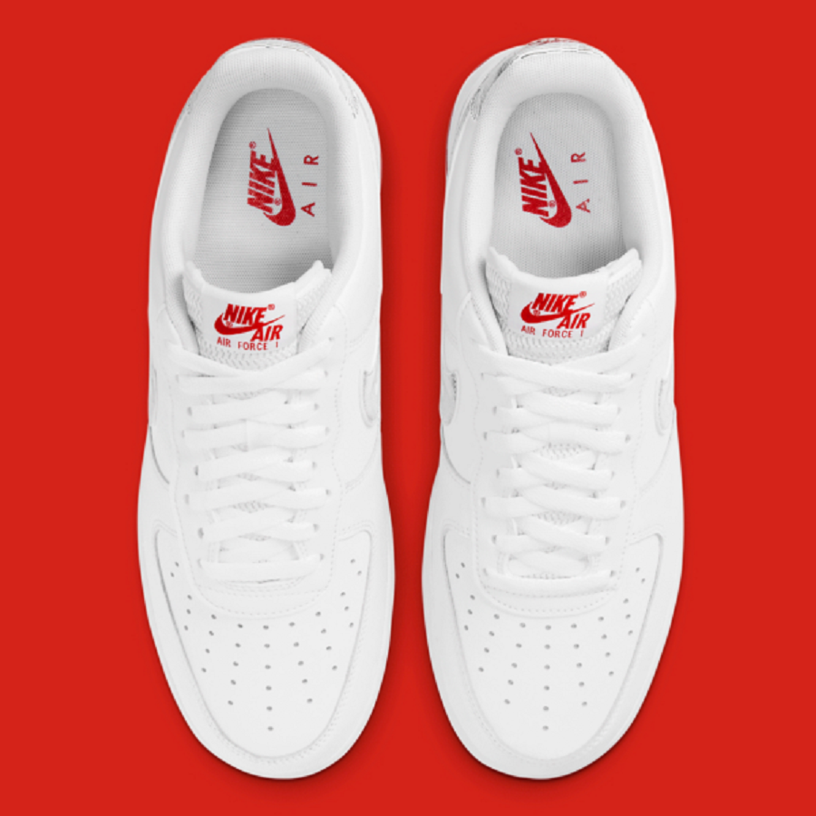 Giày Nike Air Force 1 Low ‘Topography Pack White Red’ DH3941-100 - Ảnh 4