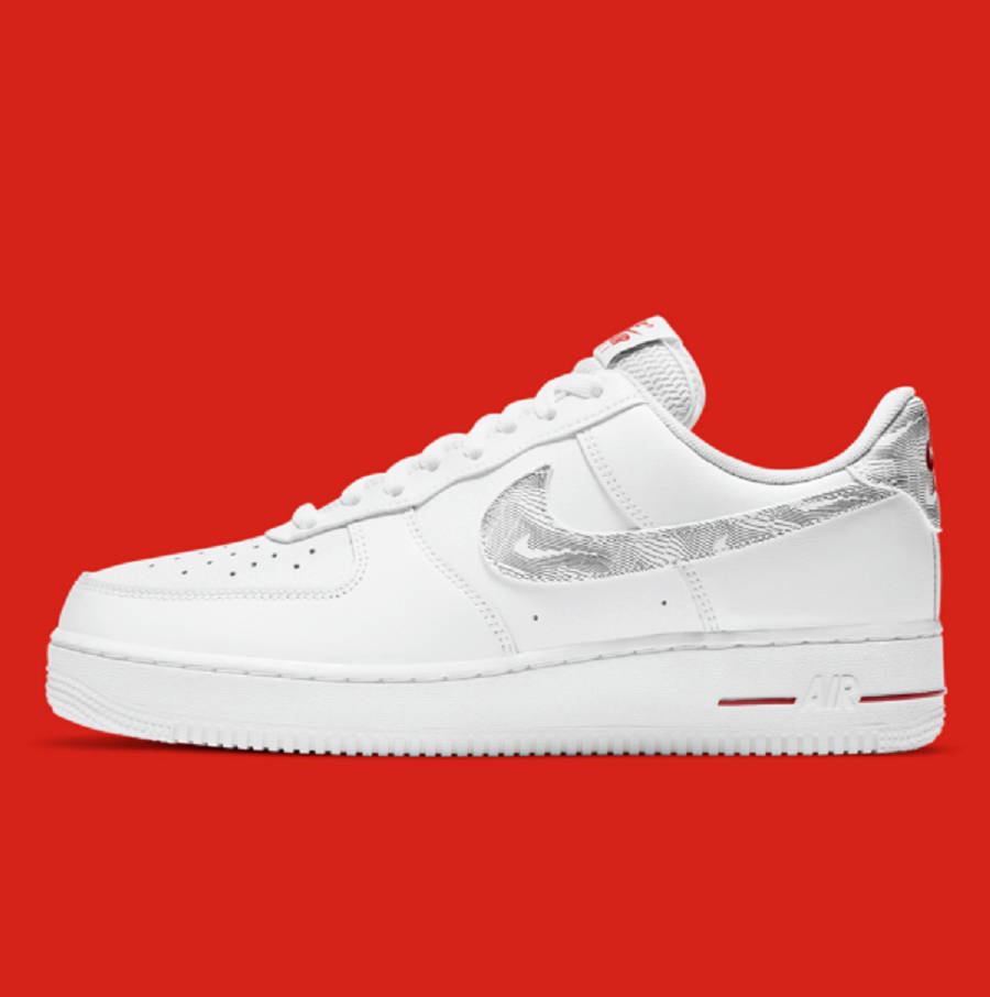 Giày Nike Air Force 1 Low ‘Topography Pack White Red’ DH3941-100 - Ảnh 7