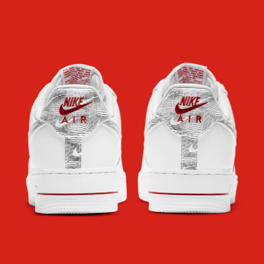 Giày Nike Air Force 1 Low ‘Topography Pack White Red’ DH3941-100 - Ảnh 5