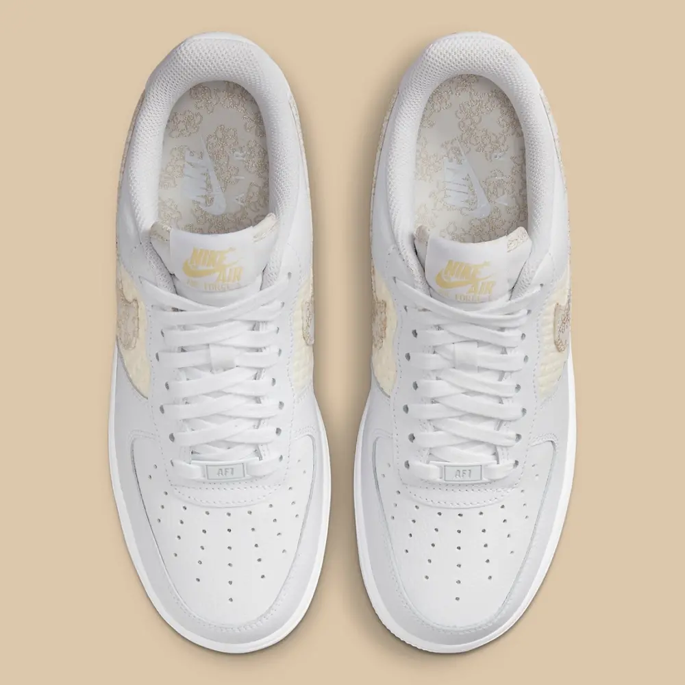 Alternative view of Giày Nike Air Force 1 'White Gold' DO9458-100