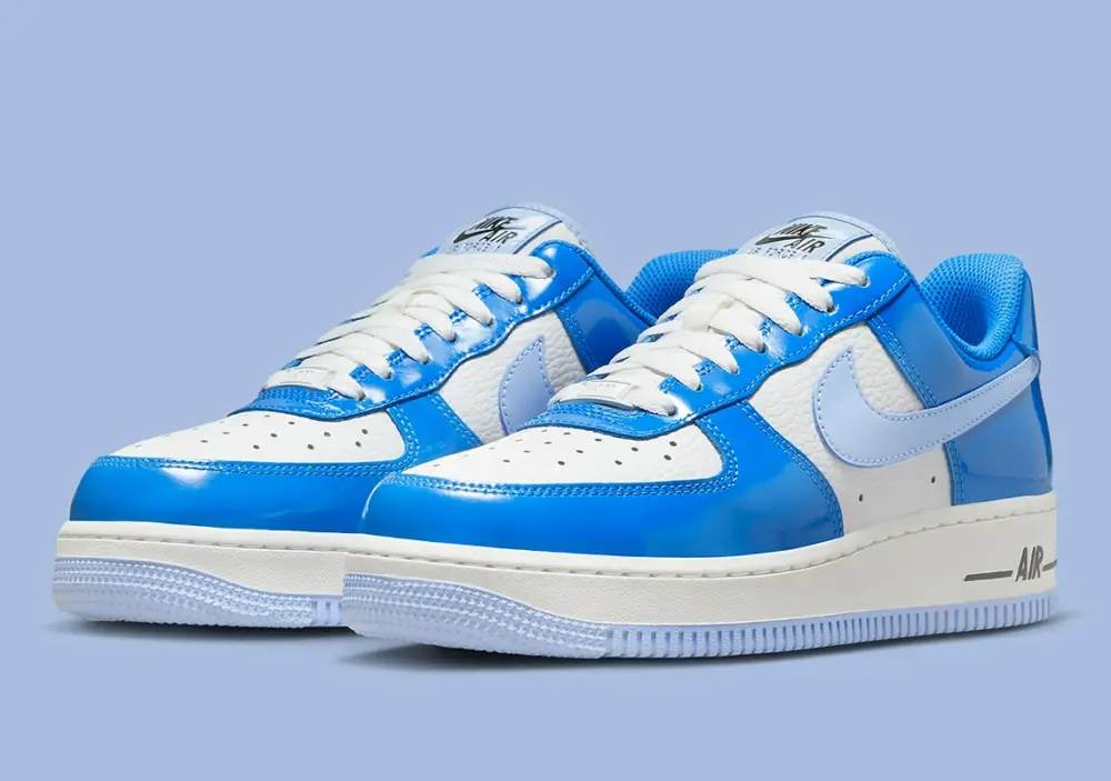 Giày Nike Air Force 1 Low 'Blue Patent' FJ4801-400 - Ảnh 5