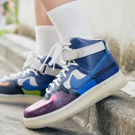 Alternative view of Giày Nike Air Force 1 High '07 Premium Multicolor DV1015-437
