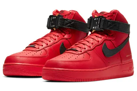 Giày Nike 1017 ALYX 9SM x Air Force 1 High 'University Red' CQ4018-601 - Ảnh 4