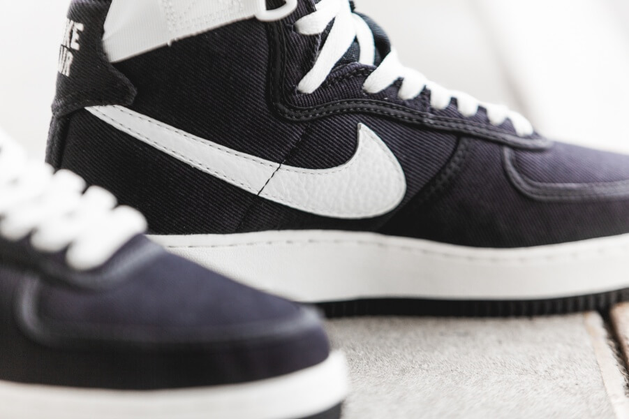 Giày Nike Air Force 1 High Retro Black Sail 832747-001 - Ảnh 3