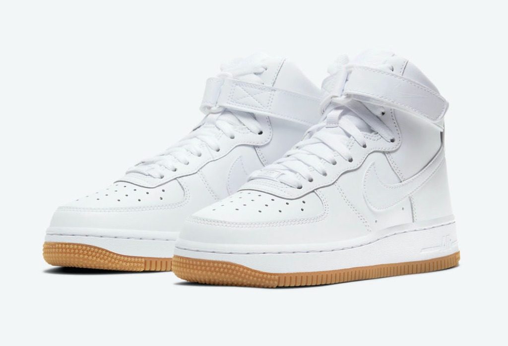 Giày Nike Air Force 1 High GS 'White Gum' DH1058-100 - Ảnh 2