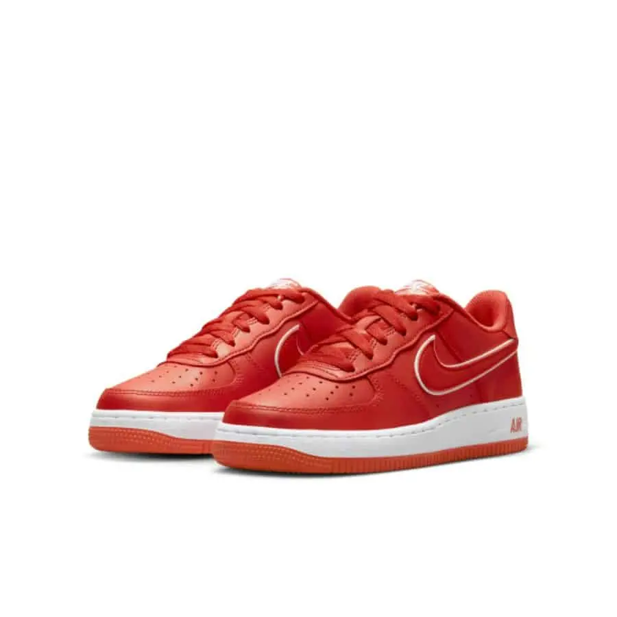 Alternative view of Giày Nike Air Force 1 Older Kids 'Picante Red' DX5805-600