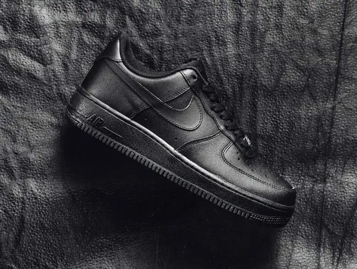 Giày Nike Air Force 1 Low 'Triple Black' 315122-001 - Ảnh 3