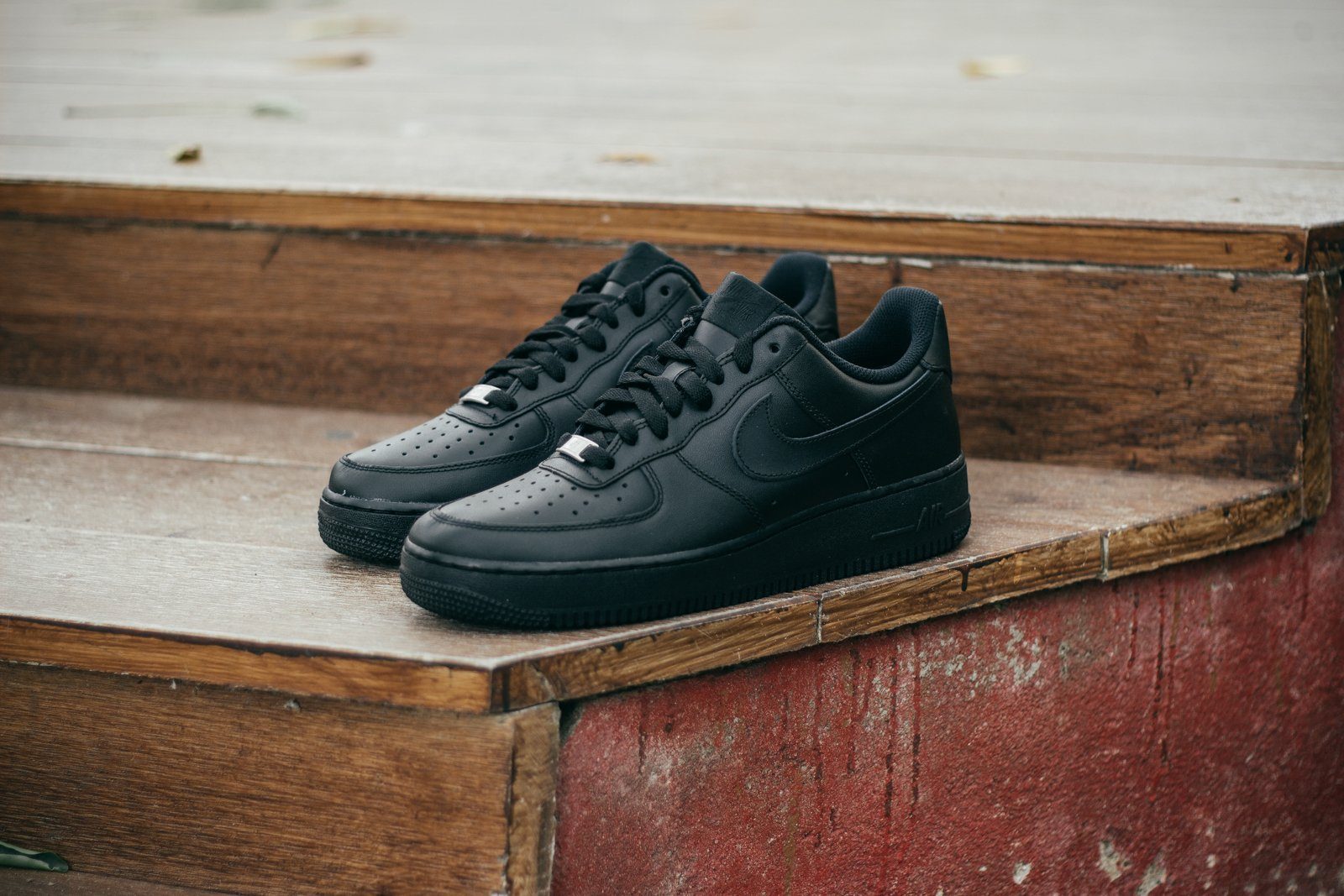 Giày Nike Wmns Air Force 1 '07 'Black' 315115-038 - Ảnh 6