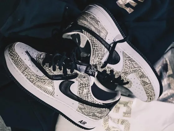 Giày Nike Air Force 1 Low Retro 'Cocoa Snake' 845053-104 - Ảnh 2