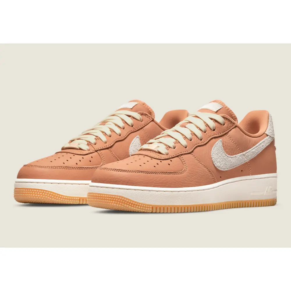 Giày Nike Air Force 1 '07 Craft 'Light Cognac' DO6676-200 - Ảnh 4