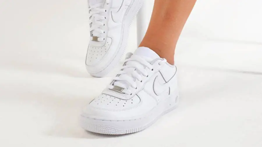 Giày Nike Air Force 1 Low LE GS 'All White' DH2920-111 - Ảnh 4