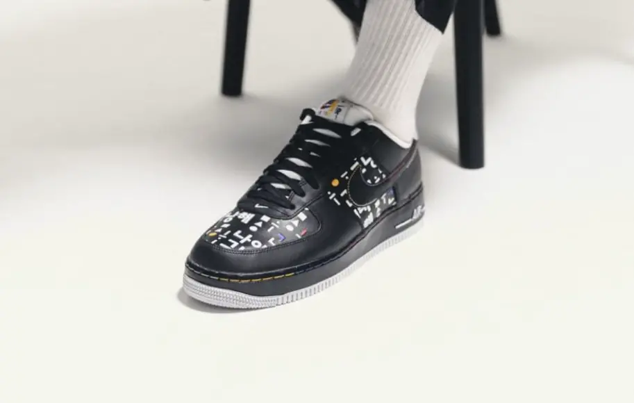 Giày Nike Air Force 1 Low '07 LV8 'Hangul Day Black' DO2704-010 - Ảnh 4