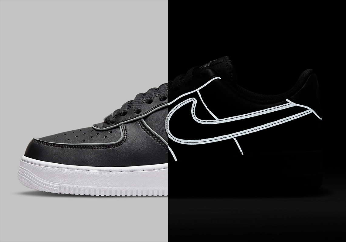 Giày Nike Air Force 1 '07 LX Low 'Black Reflective' DQ5020-010 - Ảnh 3