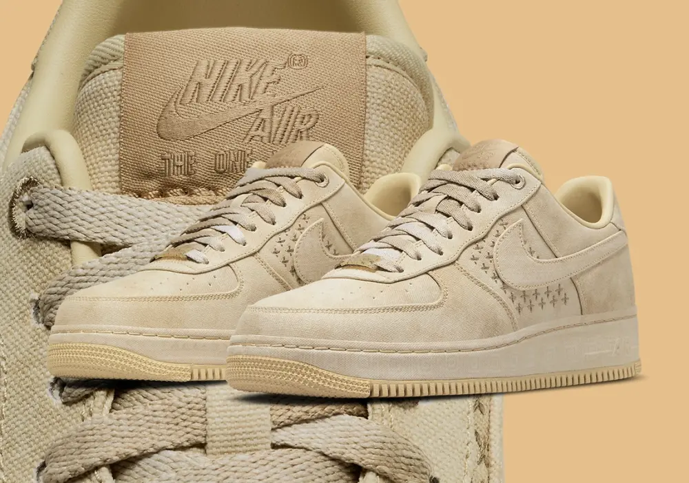 Alternative view of Giày Nike Air Force 1 Low 'NAI-KE Tan Canvas' DV4247-211