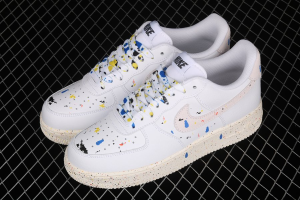 Alternative view of Giày Nike Air Force 1 '07 LV8 'Paint Splatter' CZ0339-100