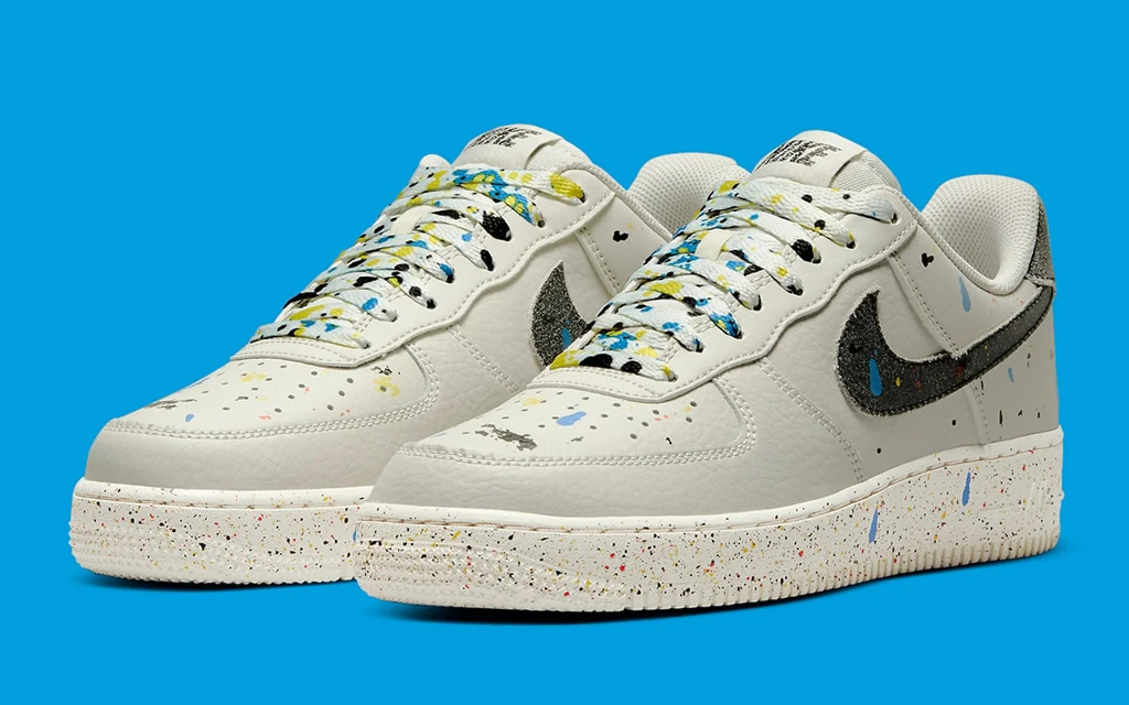 Giày Nike Air Force 1 '07 LV8 'Paint Splatter Light Bone' CZ0339-001 - Ảnh 3