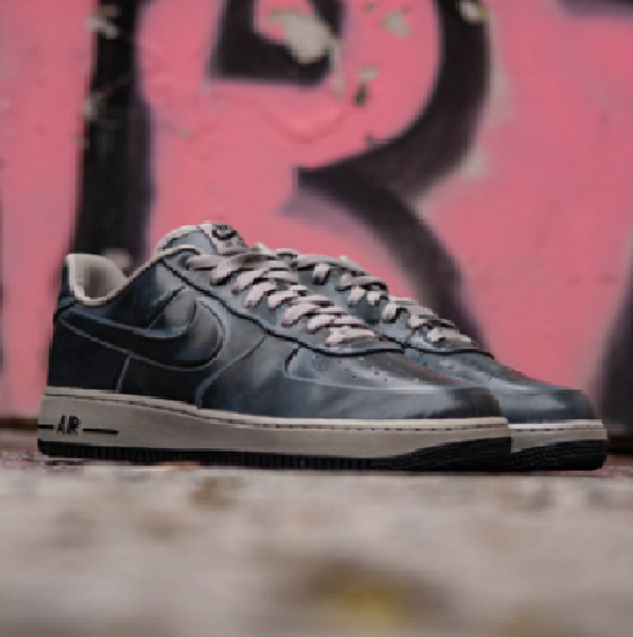 Giày Nike Air Force 1 Low VT Supreme ‘Medium Grey’ 472514-002 - Ảnh 4