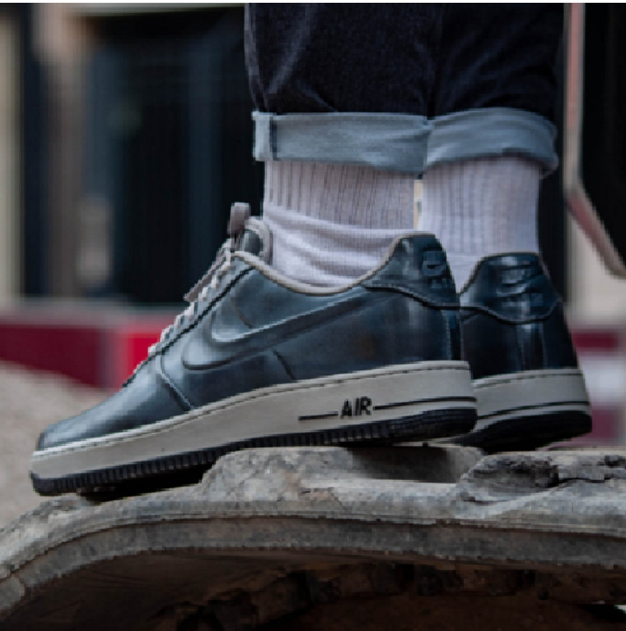 Giày Nike Air Force 1 Low VT Supreme ‘Medium Grey’ 472514-002 - Ảnh 3