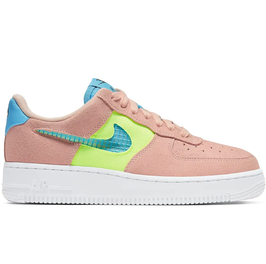 Giày Nike Air Force 1 Low Washed Coral Ghost Green CJ1647-600