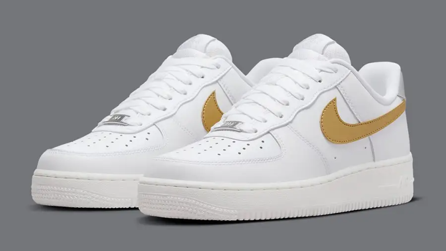 Giày Nike Wmns Air Force 1 07 'White Gold' DD8959-106 - Ảnh 3