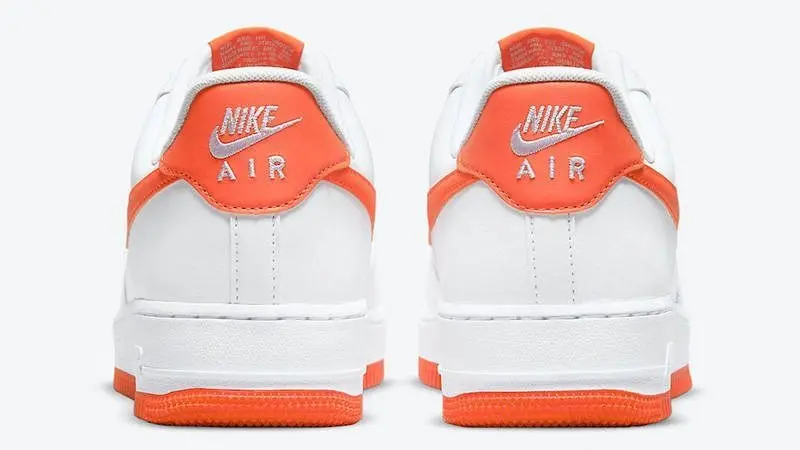 Giày Nike Air Force 1 '07 'White Team Orange' DC2911-101 - Ảnh 6