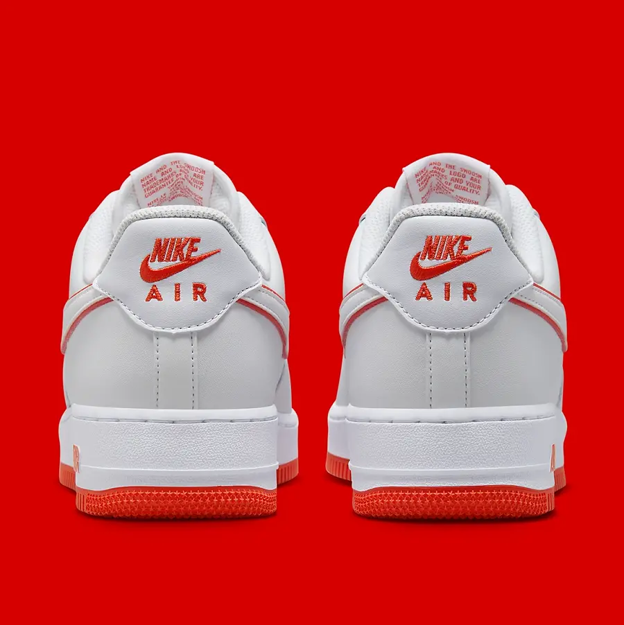 Giày Nike Air Force 1 Low 'White Orange' DV0788-102 - Ảnh 7