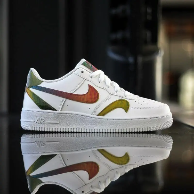 Alternative view of Giày Nike Air Force 1 Lv8 2 logo CZ5890-100