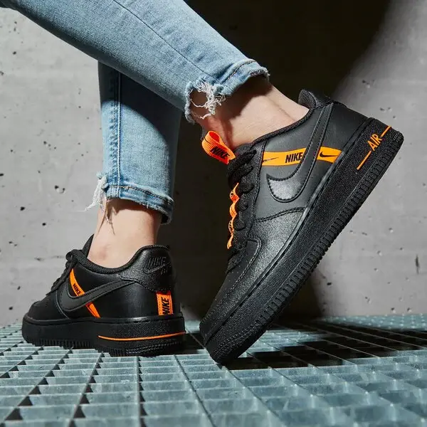 Giày Nike Air Force 1 Low LV8 KSA Worldwide Black Orange CT4683-001 - Ảnh 3