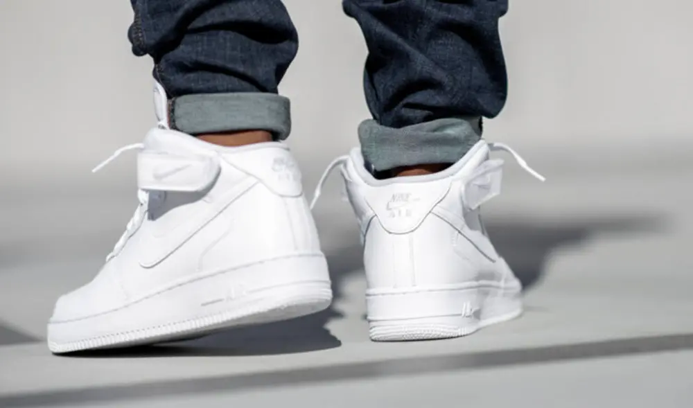 Giày Nike Air Force 1 Mid '07 'Triple White' CW2289-111 - Ảnh 6