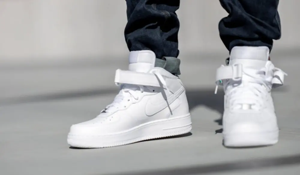Giày Nike Air Force 1 Mid '07 'Triple White' CW2289-111 - Ảnh 4