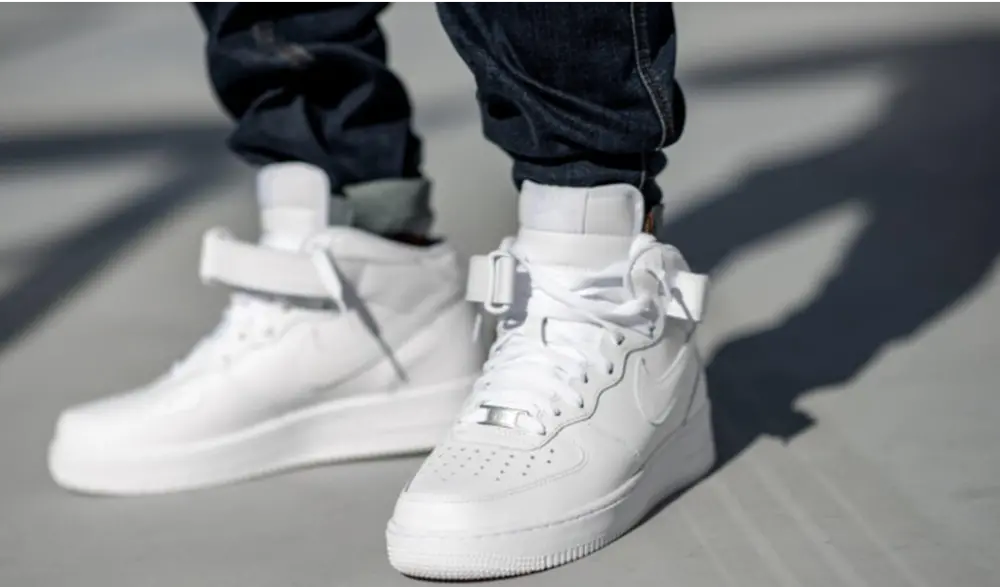 Giày Nike Air Force 1 Mid '07 'Triple White' CW2289-111 - Ảnh 5