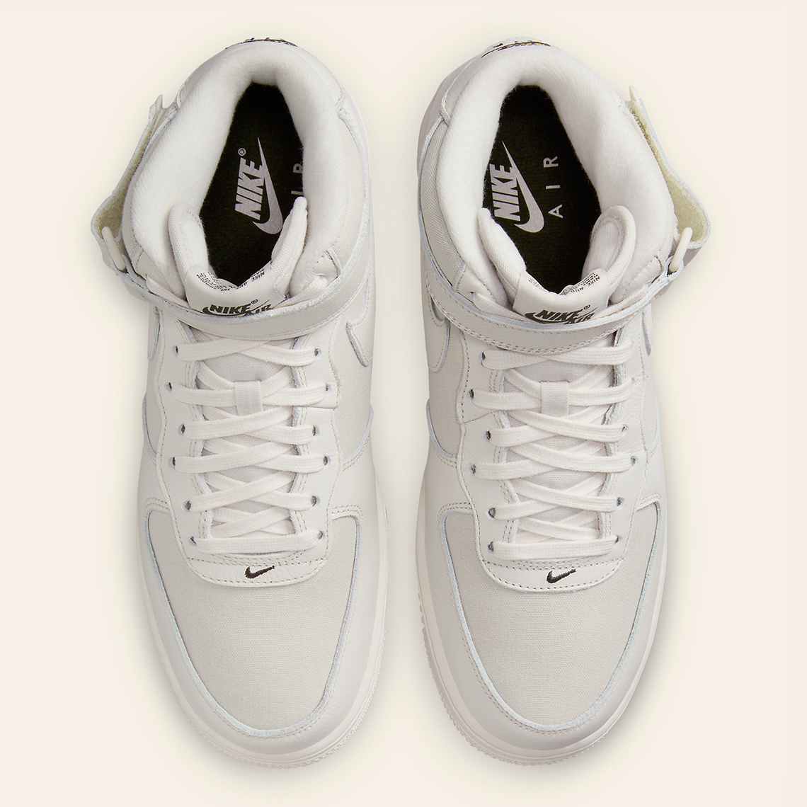 Giày Nike Air Force 1 Mid 'Light Bone' FB2036-101 - Ảnh 3