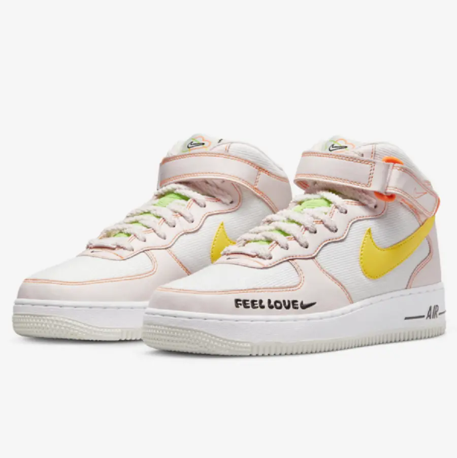Alternative view of Giày Nike Air Force 1 Mid ’07 ‘Feel Love’ FD0869-100