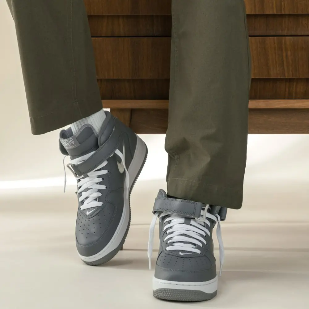 Giày Nike Air Force 1 Mid Jewel QS 'Cool Grey' DH5622-001 - Ảnh 6