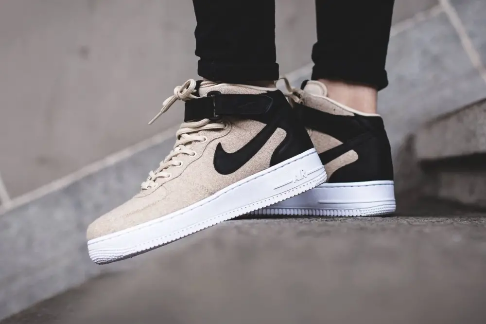 Giày Nike Air Force 1 High 'Cream Black' DH7566-100 - Ảnh 3