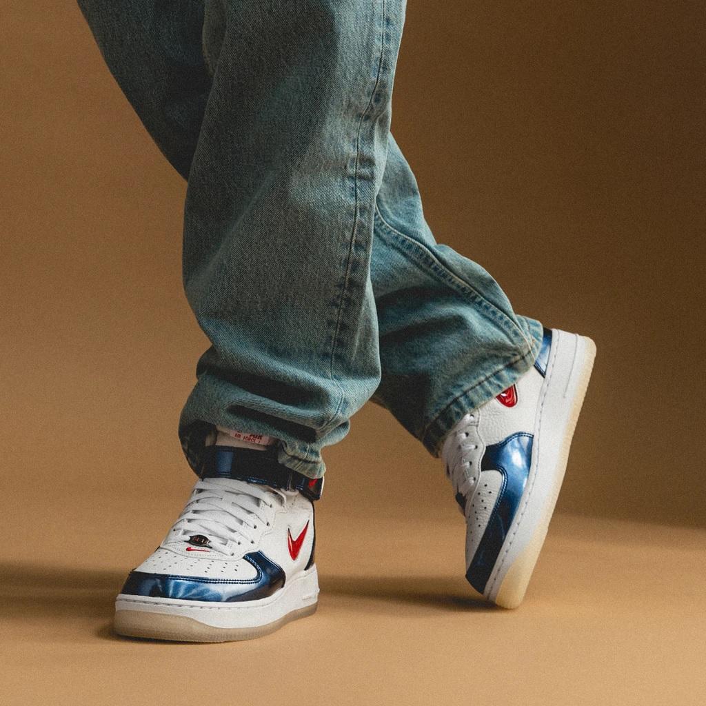 Giày Nike Air Force 1 Mid QS 'Independence Day' DH5623-101 - Ảnh 2