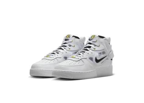 Giày Nike Air Force 1 Mid React '40th Anniversary White Black' DQ7668-100 - Ảnh 4