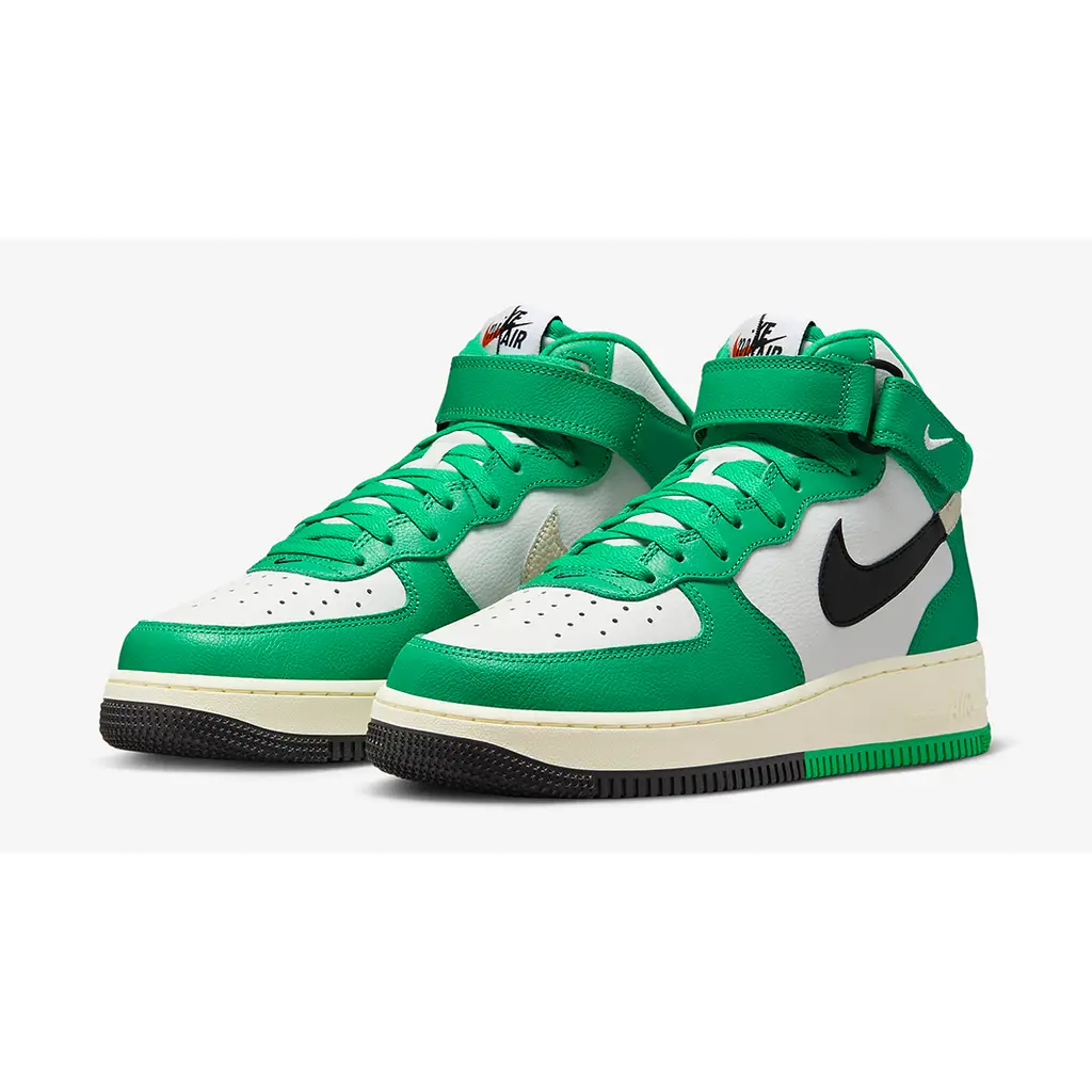 Giày Nike Air Force 1 Mid 'Split White Green' DZ2554-100 - Ảnh 2