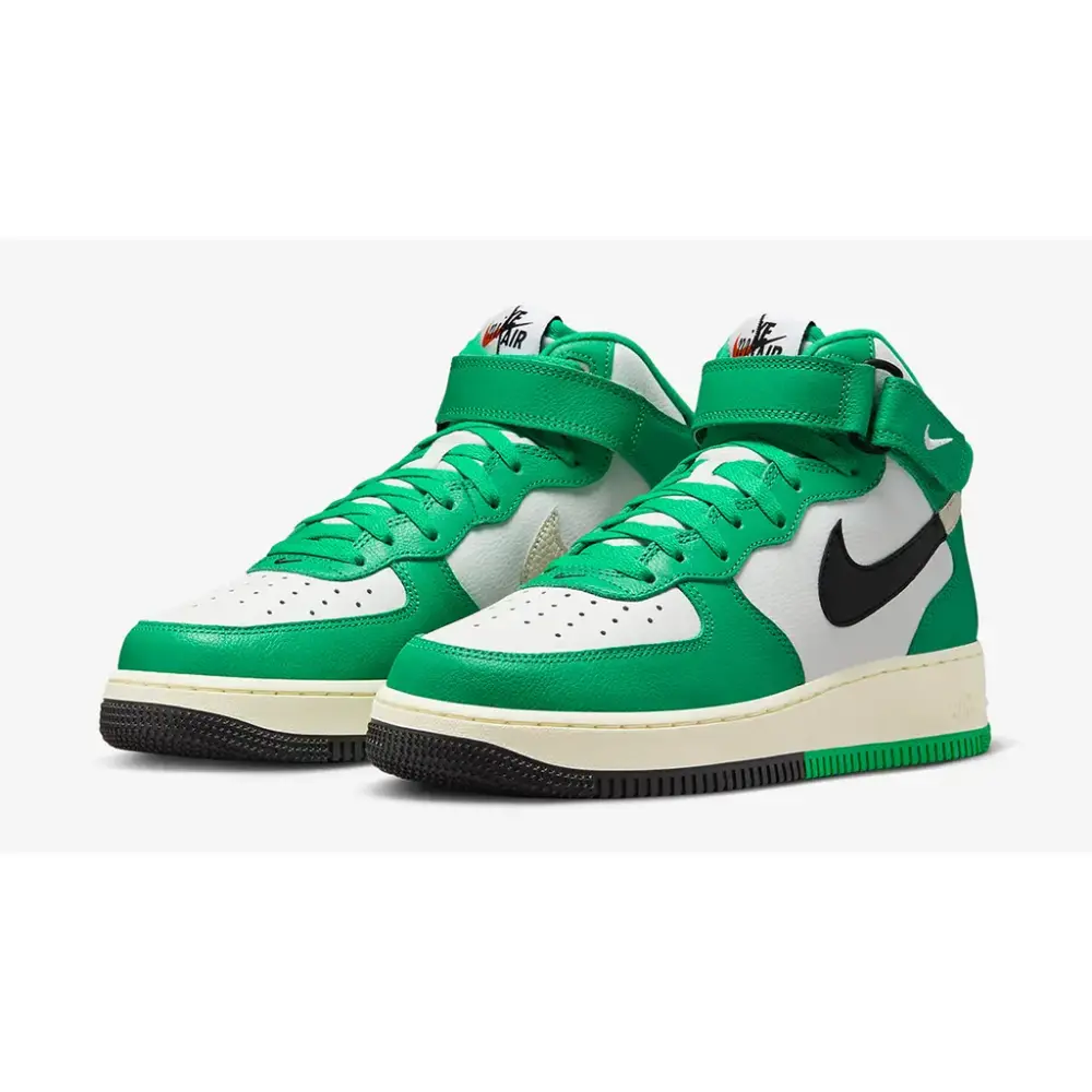 Alternative view of Giày Nike Air Force 1 Mid 'Split White Green' DZ2554-100