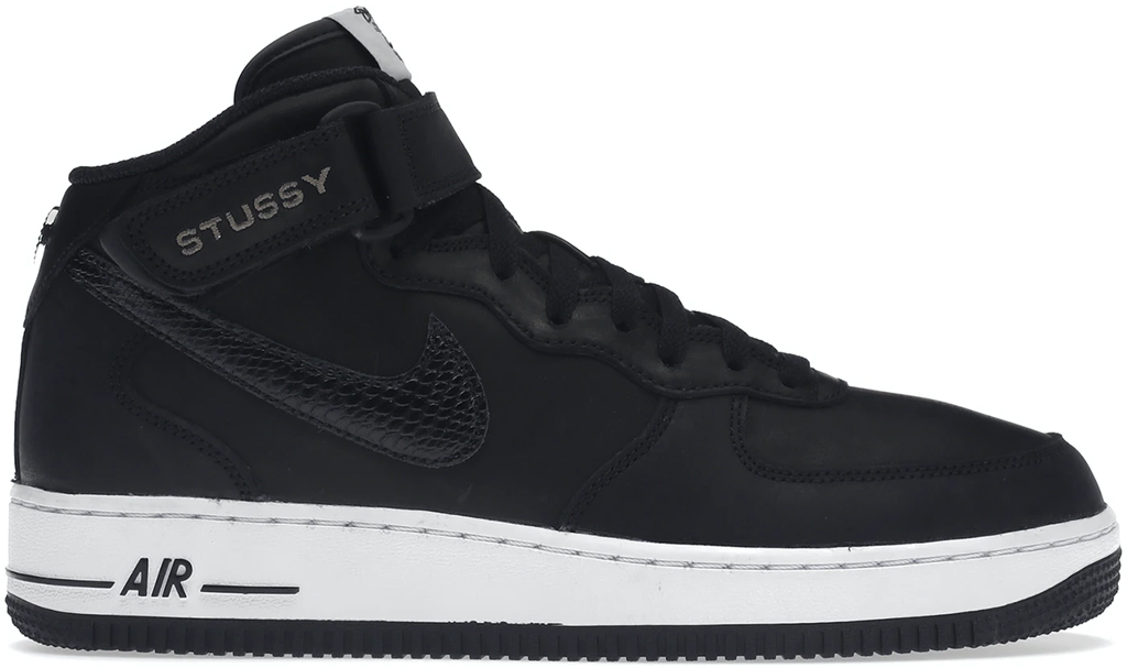 Giày Nike Air Force 1 '07 Mid SP 'Stussy Black' DJ7840-001