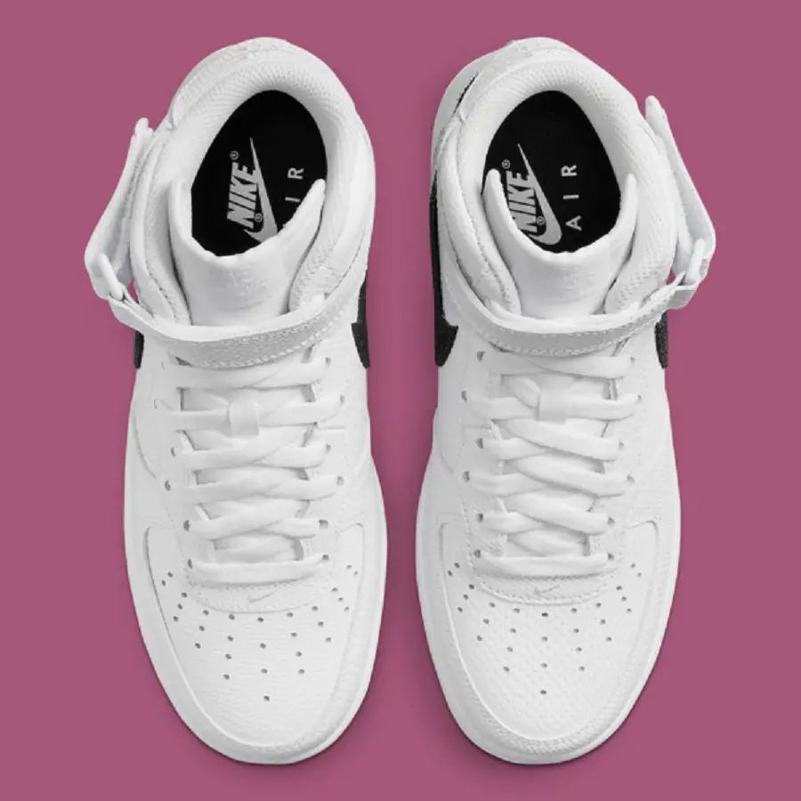 Giày Nike Air Force 1 Mid ’07 ‘White Black’ DZ5211-100 - Ảnh 3