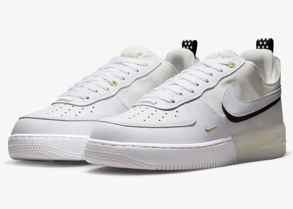 Giày Nike Air Force 1 React 'White Sail Black' DQ7669-100 - Ảnh 6