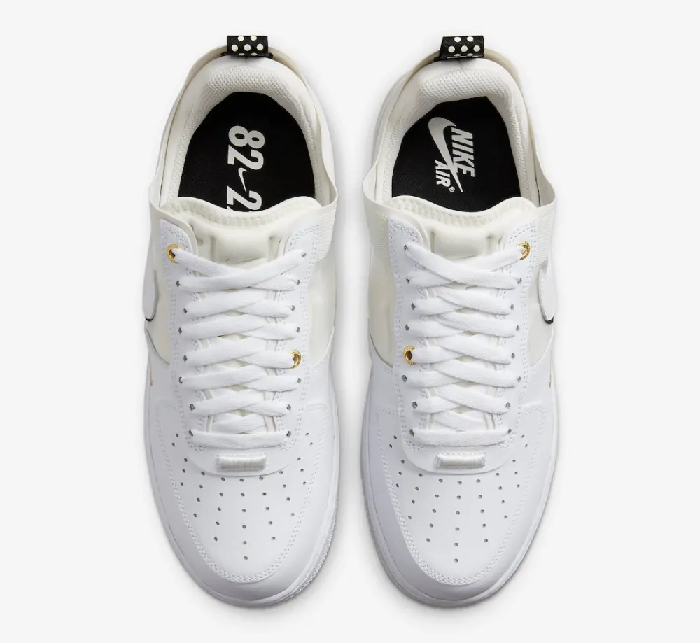Giày Nike Air Force 1 React 'White Sail Black' DQ7669-100 - Ảnh 7