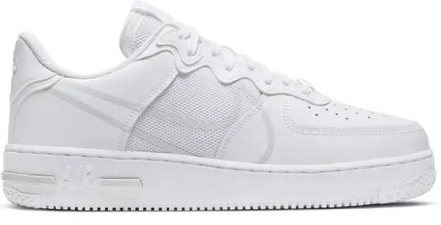 Giày Nike Air Force 1 React 'All White' CT1020-101