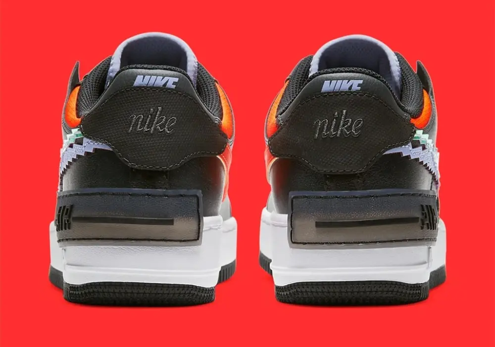 Alternative view of Giày Nike Wmns Air Force 1 Shadow SE 'Pixel Swoosh Off Noir'