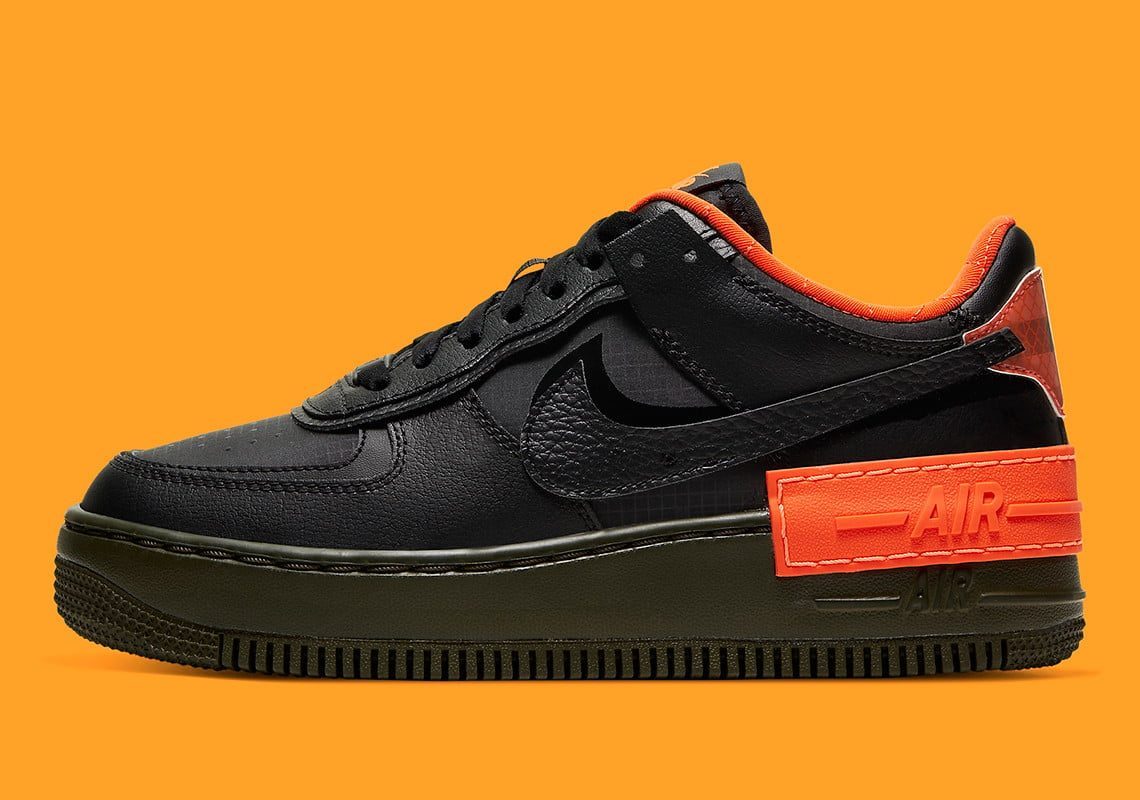 Giày Nike Air Force 1 Shadow 'Halloween' CQ3317-001 - Ảnh 7
